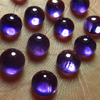 6x6 mm - 20 Pcs - Trully Gorgeous Quality Natural Purple Colour - AMETHYST - Round Shape Cabochon